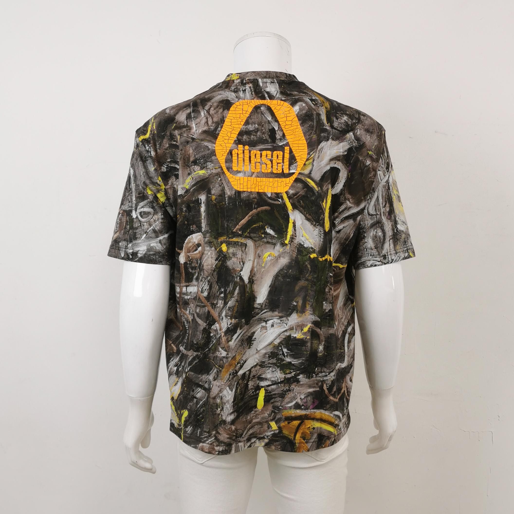 Diesel Diesel Abstract Graphic Print T-Shirt M Size US M / EU 48-50 / 2 - 3 Thumbnail