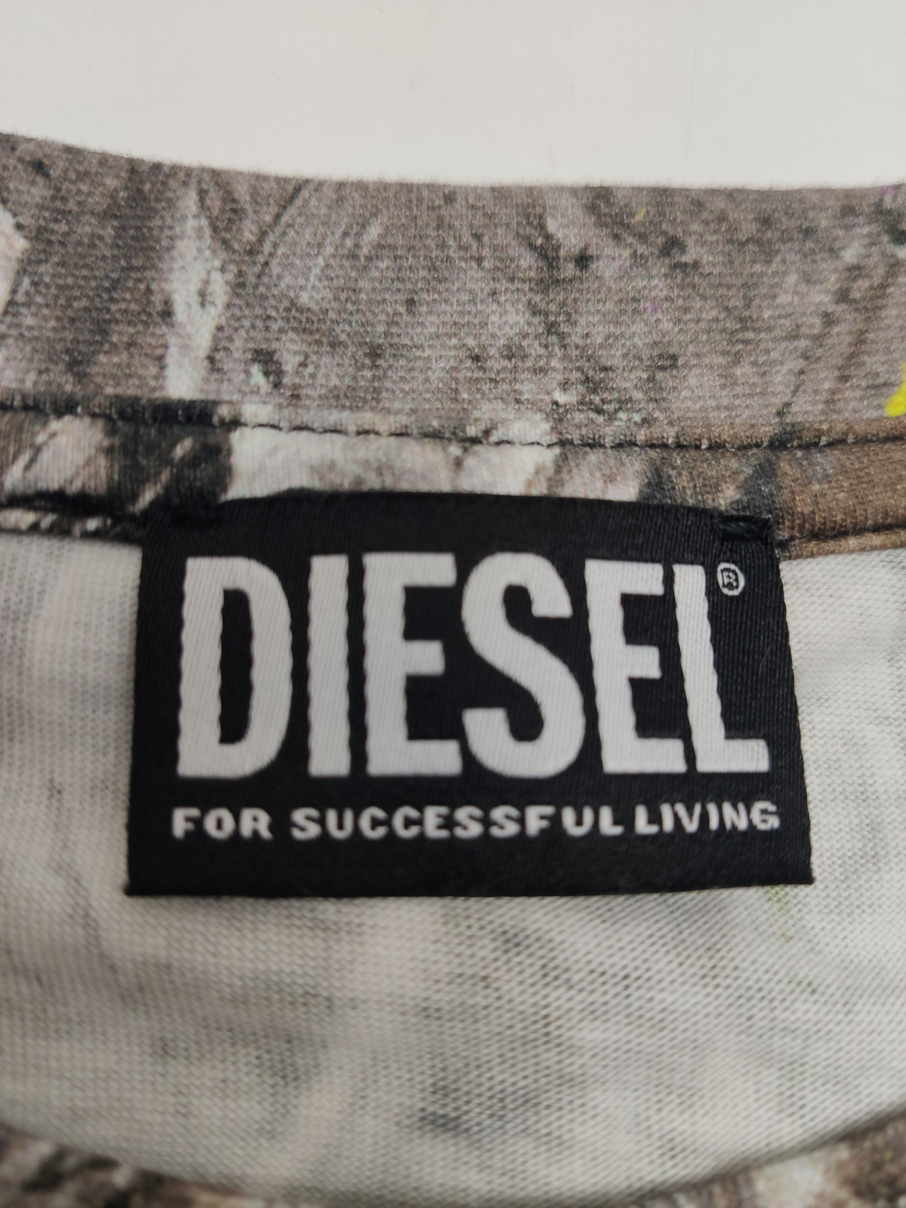Diesel Diesel Abstract Graphic Print T-Shirt M Size US M / EU 48-50 / 2 - 6 Thumbnail