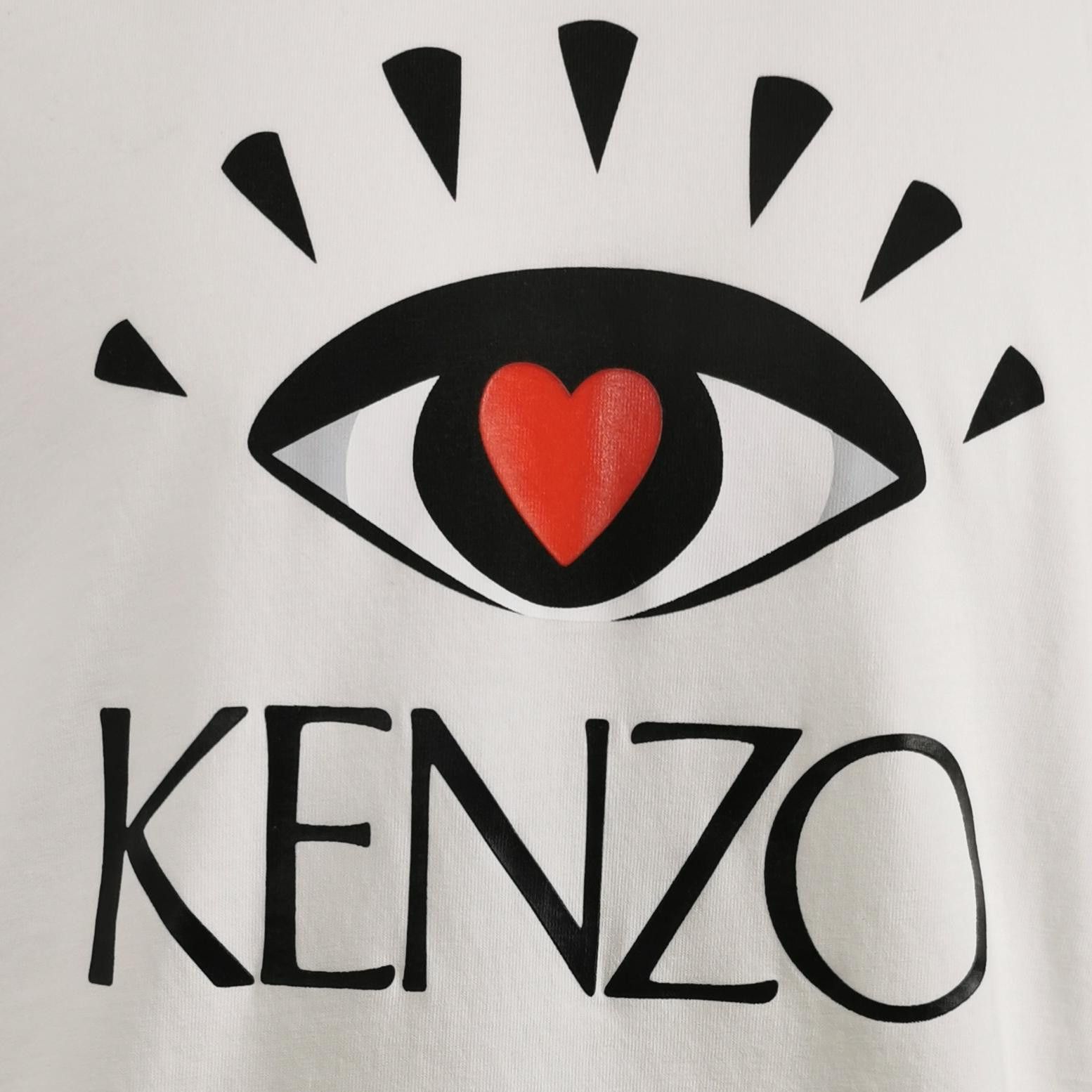 Kenzo Kenzo Eye Heart Logo T-Shirt Size XL Size US XL / EU 56 / 4 - 4 Thumbnail