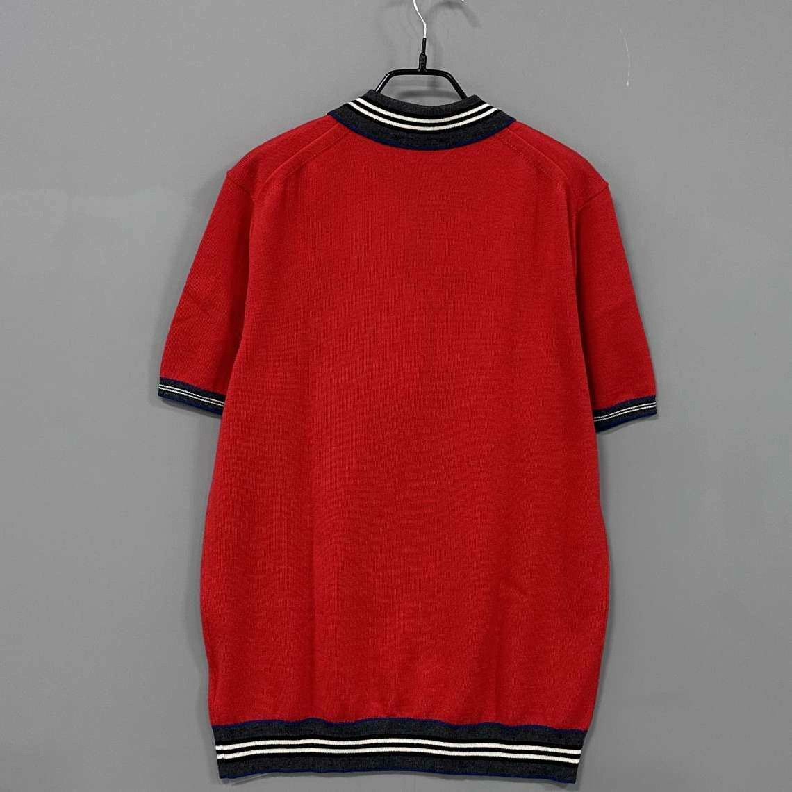 Burberry Burberry Retro Embroidered Red Polo m Men Size US M / EU 48-50 / 2 - 3 Thumbnail