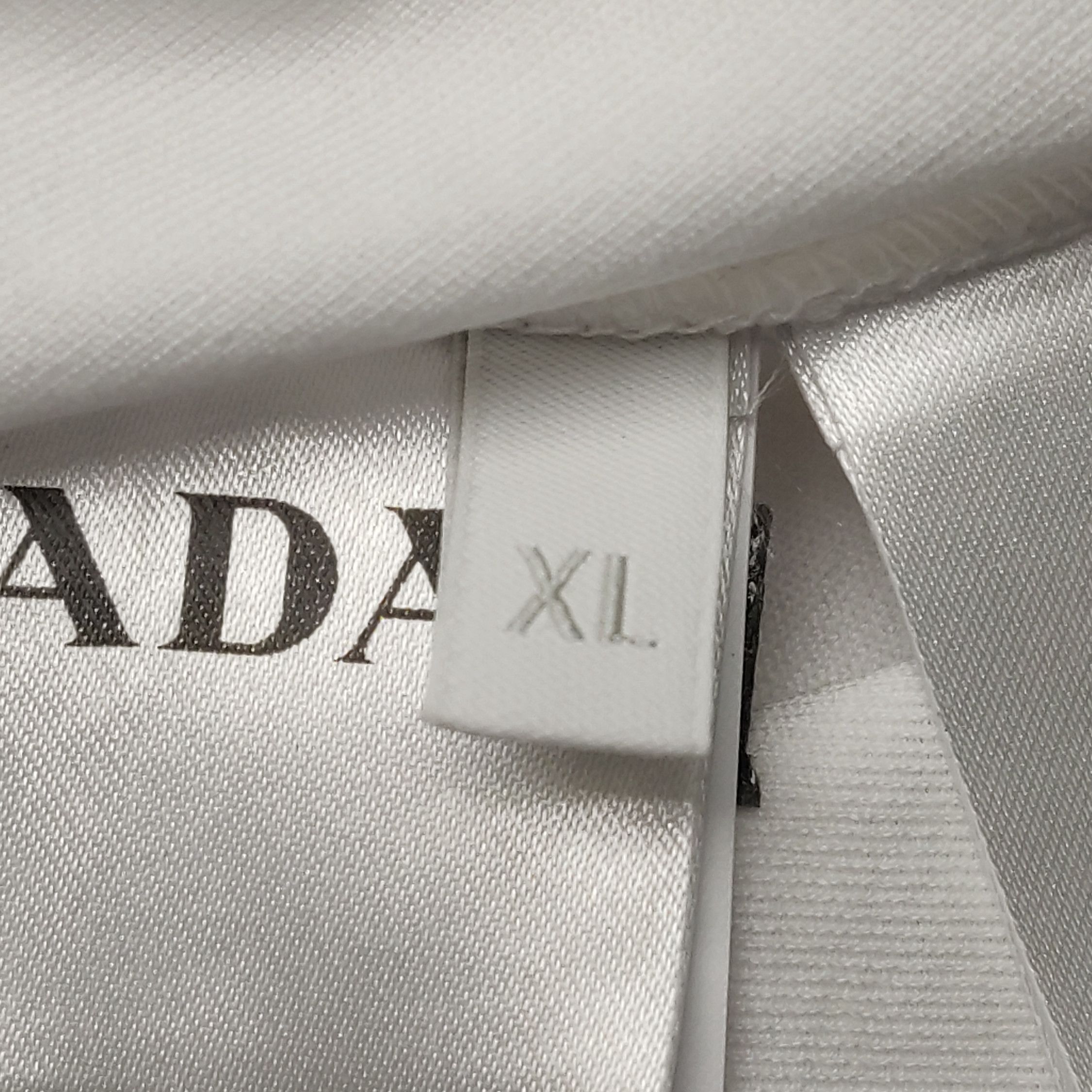 Prada Prada Triangle Logo Cotton T-Shirt XL Size US XL / EU 56 / 4 - 7 Thumbnail