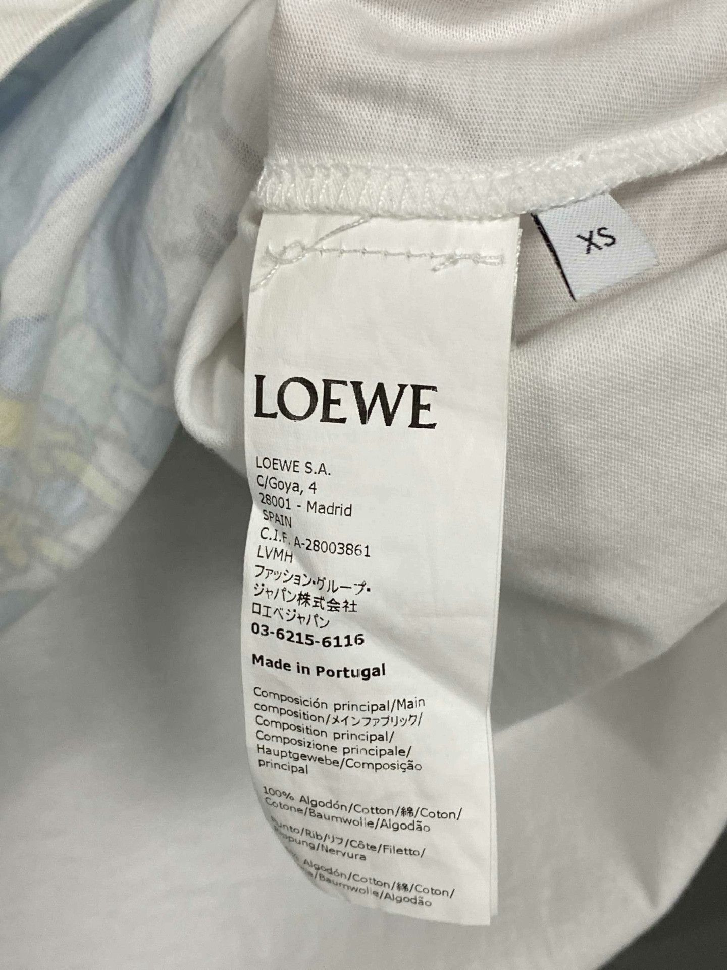 Loewe Loewe Printed T-Shirt xs Men Size US XS / EU 42 / 0 - 5 Thumbnail