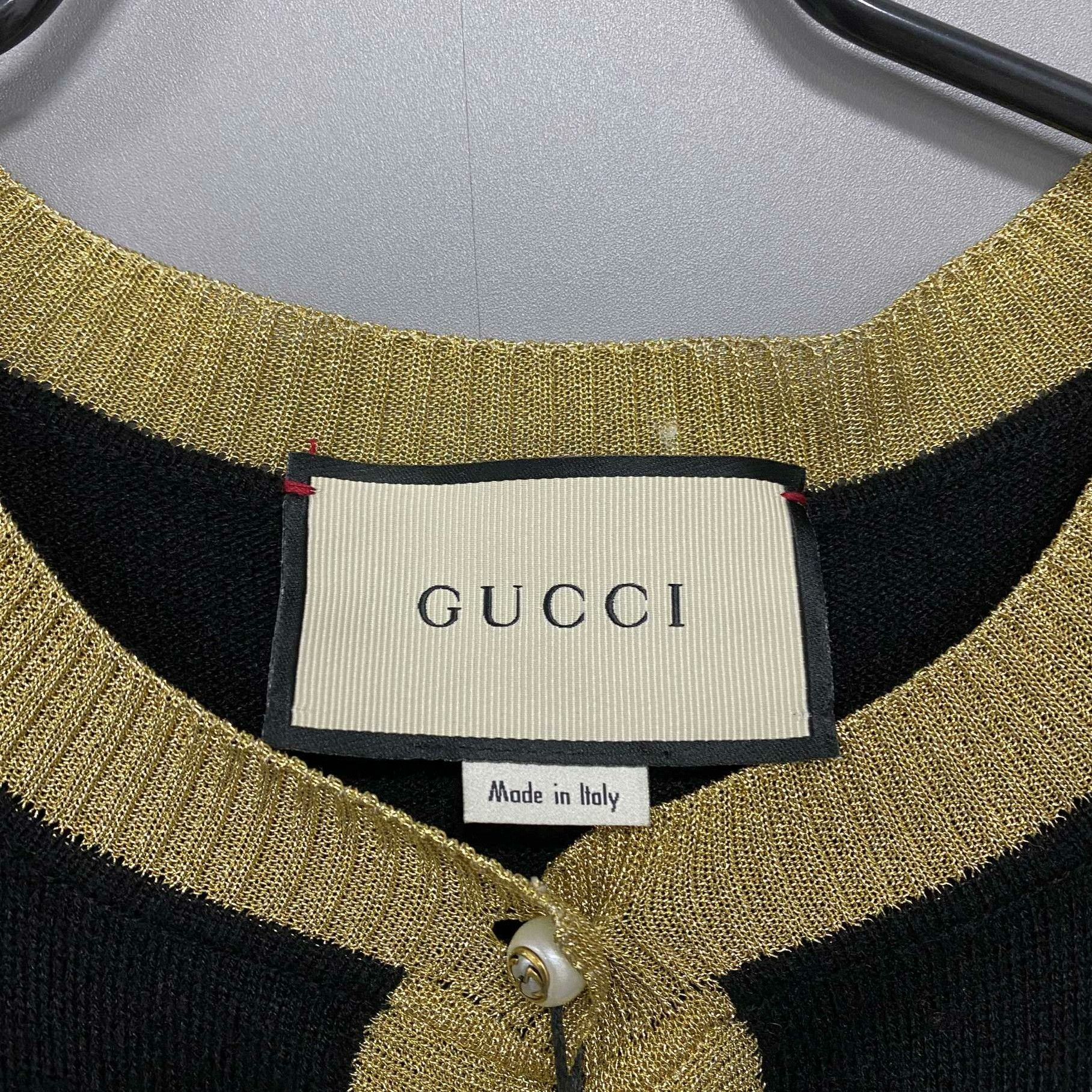 Gucci Gucci Knit Black Sweater S Women Size S / US 4 / IT 40 - 4 Thumbnail