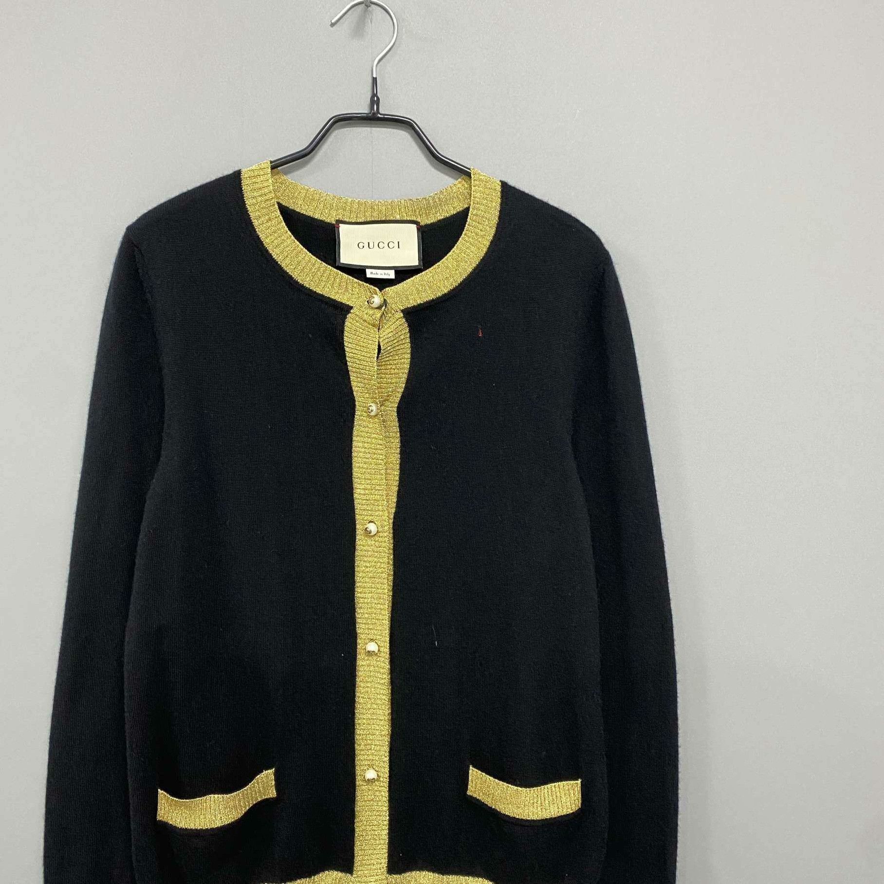 Gucci Gucci Knit Black Sweater S Women Size S / US 4 / IT 40 - 2 Thumbnail