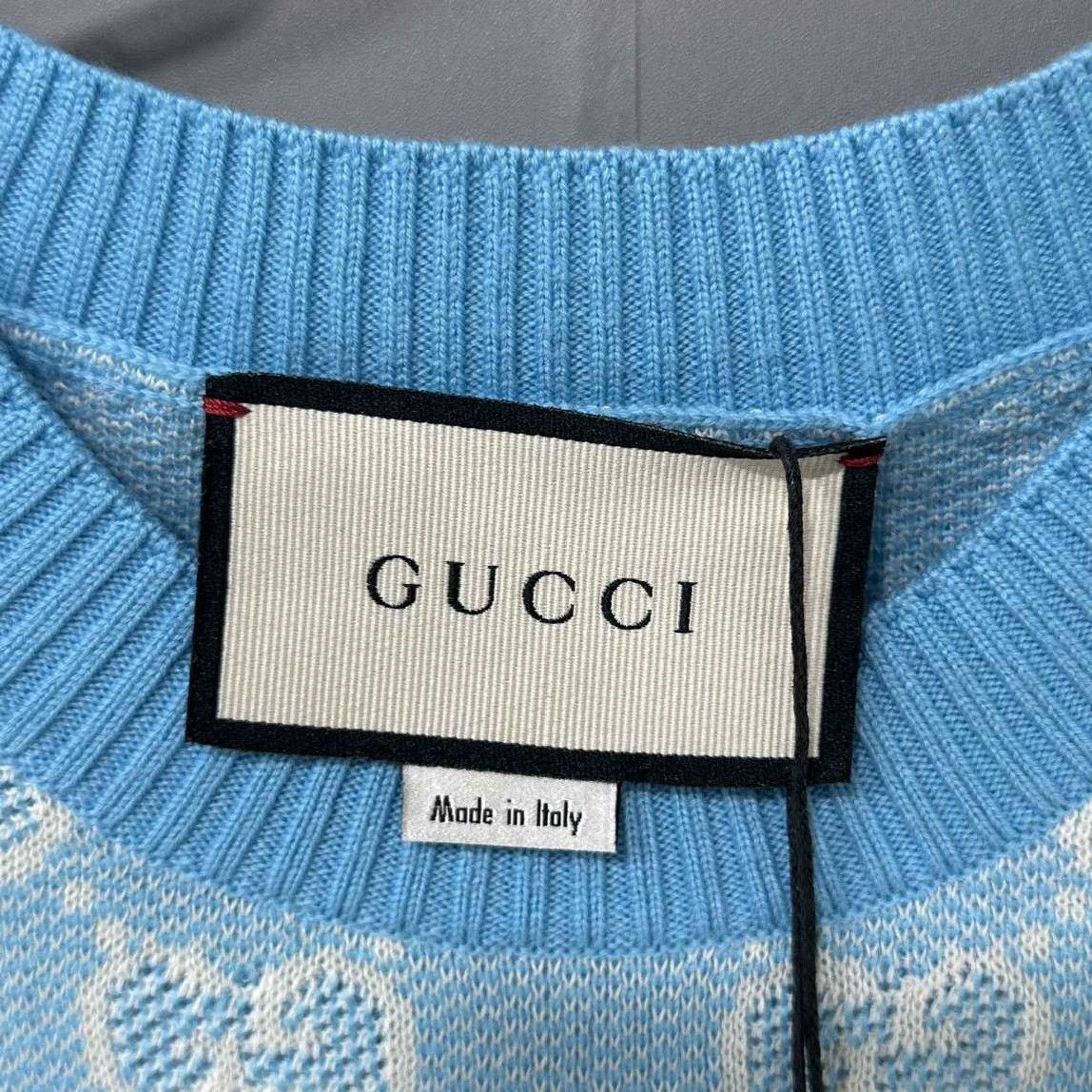 Gucci Gucci Blue T-Shirt xl Men Size US XL / EU 56 / 4 - 5 Thumbnail
