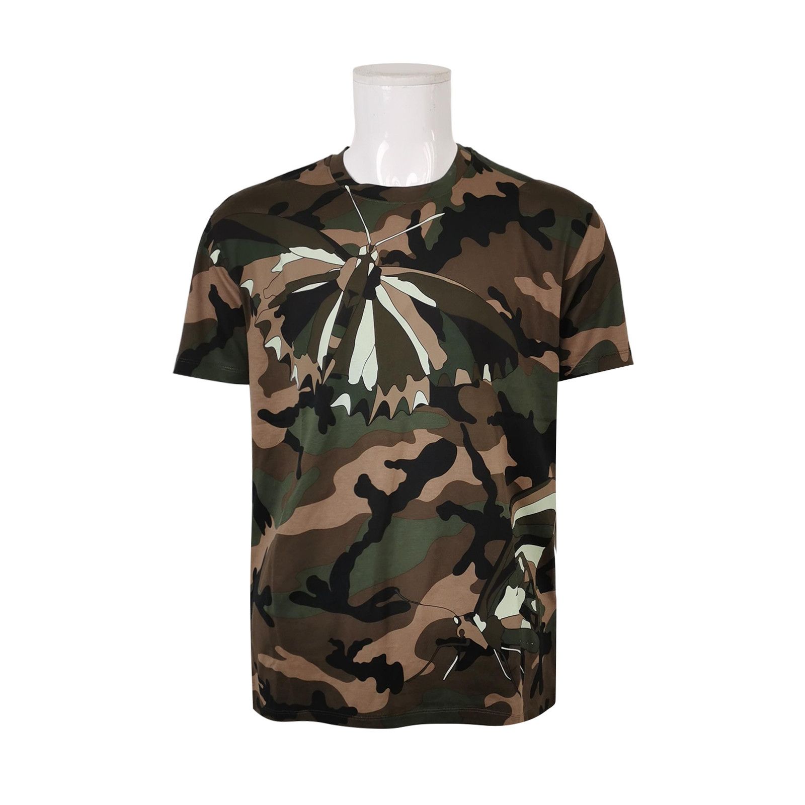 Valentino Valentino Camo Butterfly Print T-Shirt Size M Size US M / EU 48-50 / 2 - 2 Thumbnail