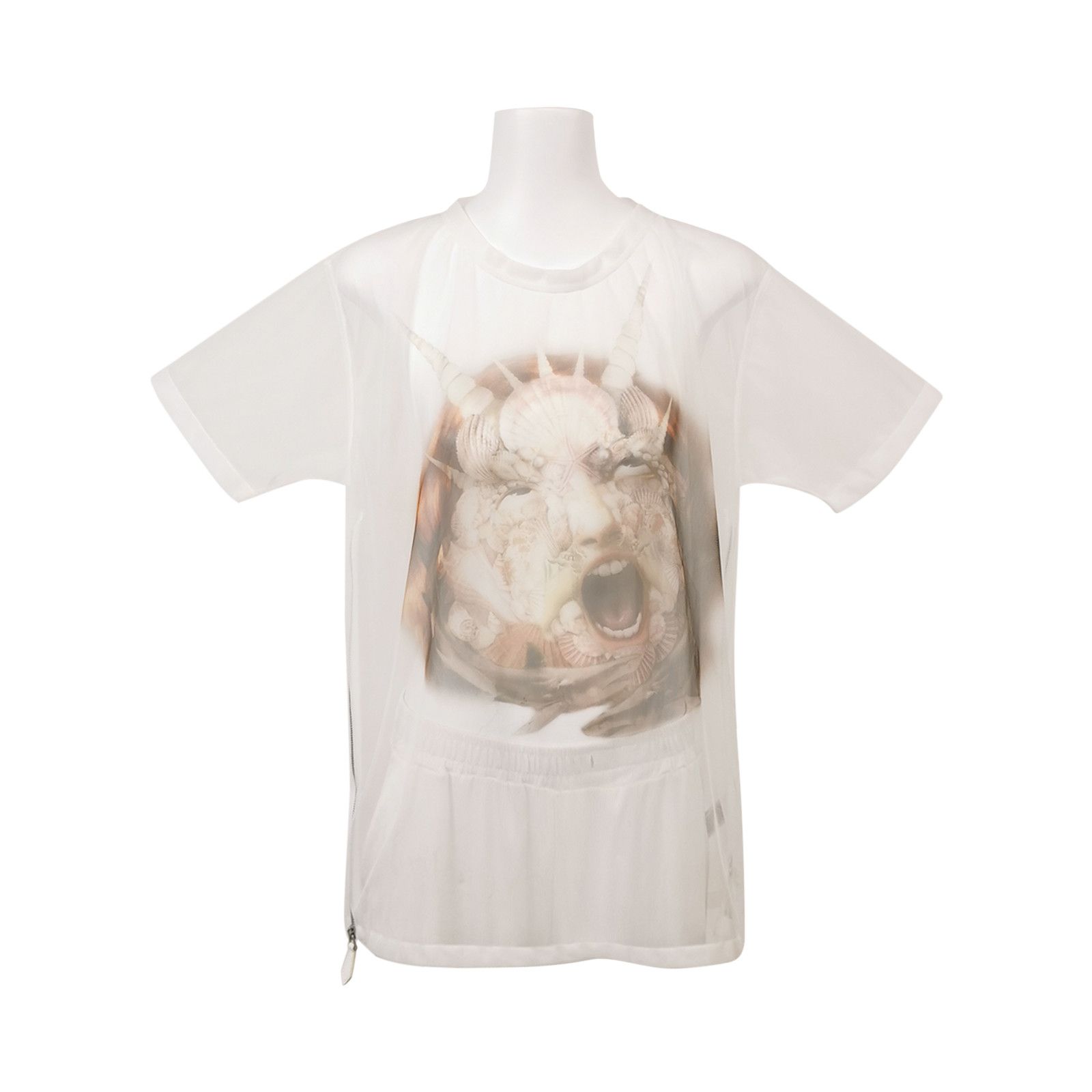 Burberry Burberry Sea Maiden Print Mesh T-Shirt XXXS Size US XXS / EU 40 - 2 Thumbnail
