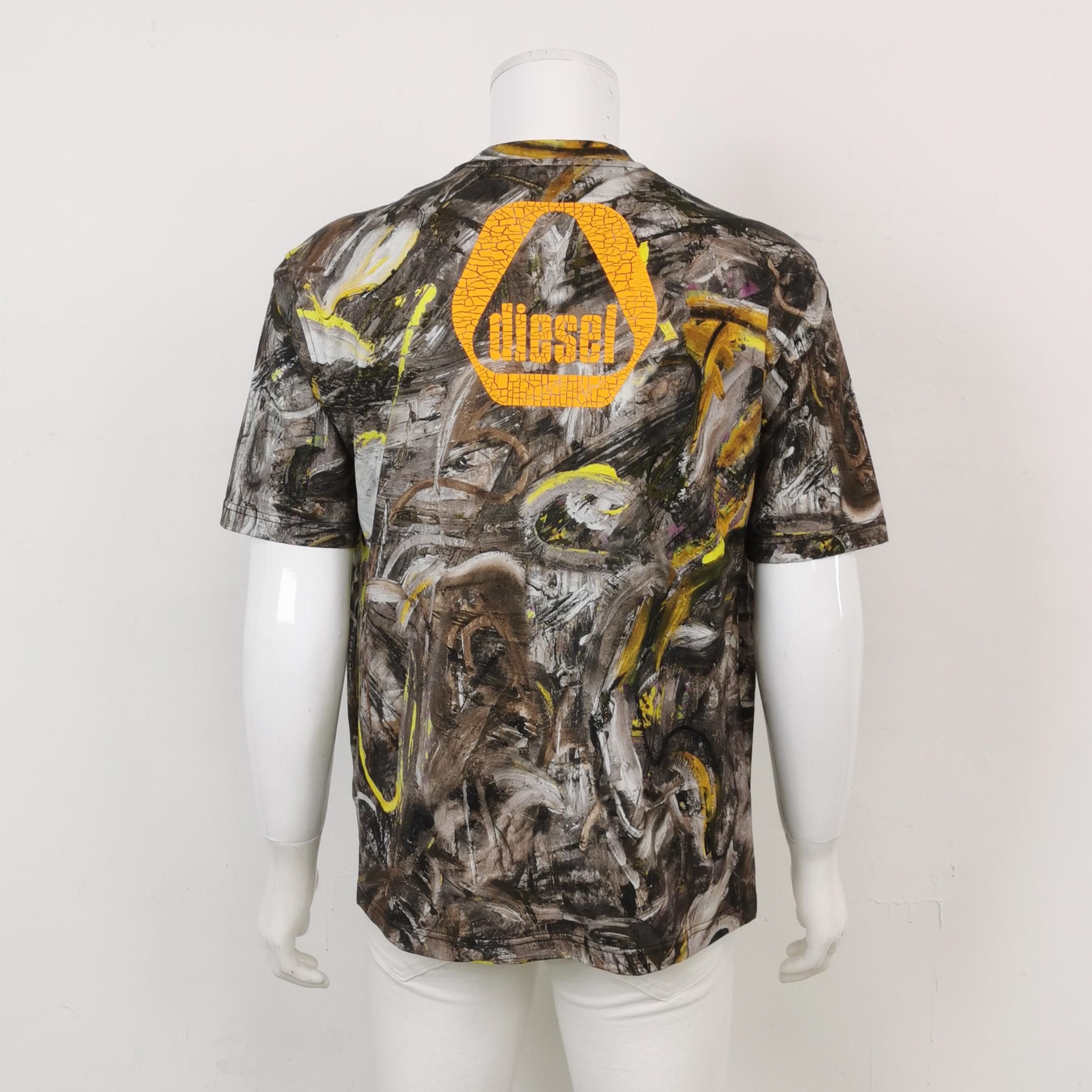 Diesel Diesel Abstract Paint Graphic T-Shirt Size S Size US S / EU 44-46 / 1 - 3 Thumbnail