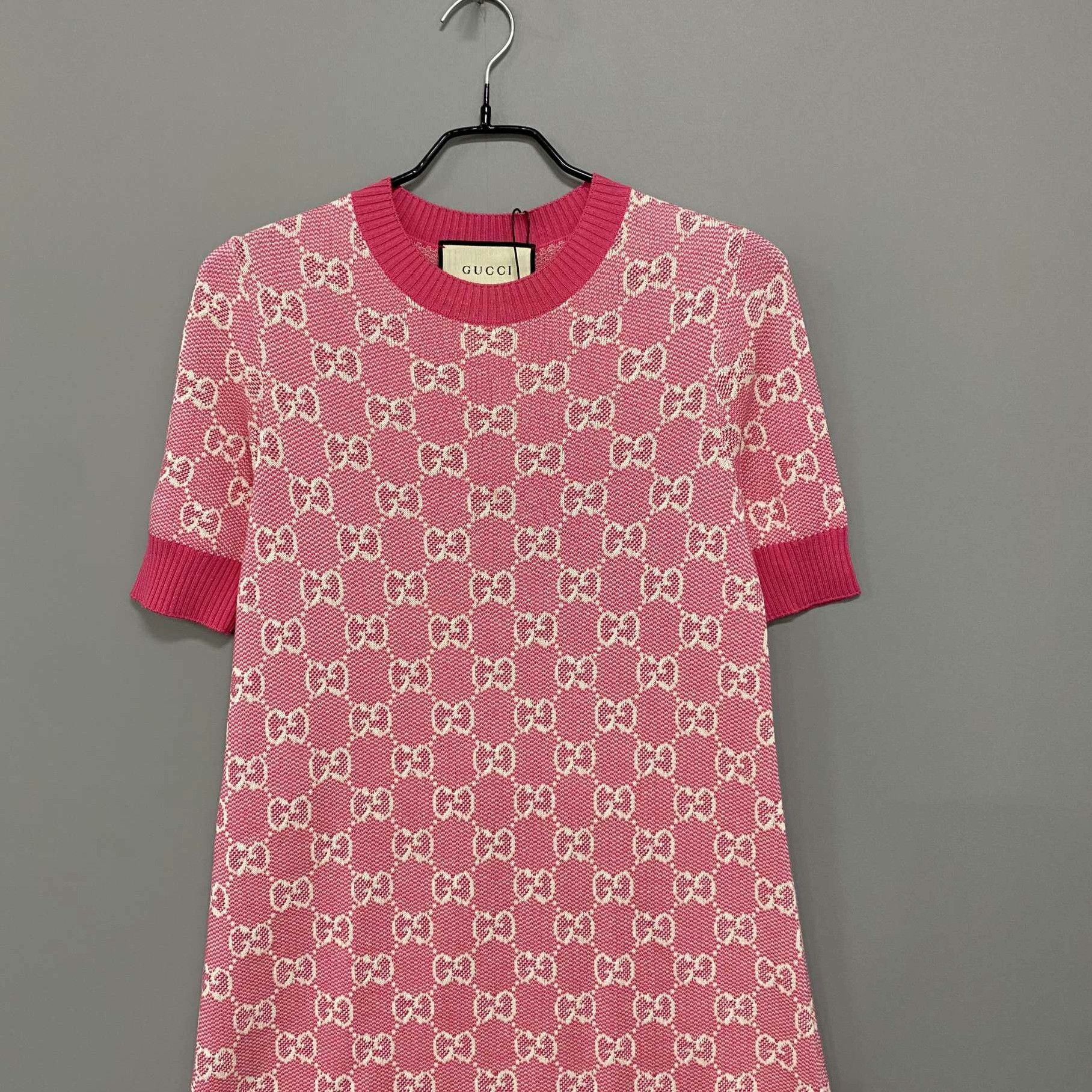 Gucci Gucci Knit Pink Dress XS Women Size XS / US 0-2 / IT 36-38 - 2 Thumbnail