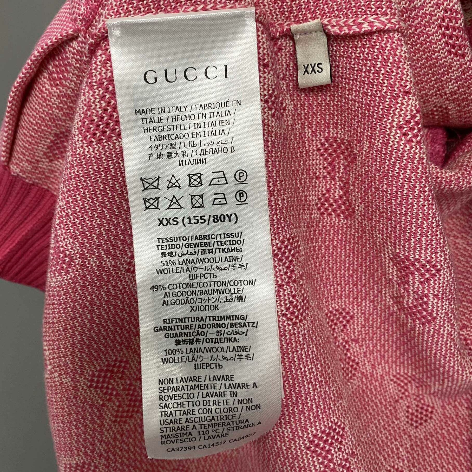 Gucci Gucci Pink Sweater XXS Women Size XXS / US 00 / IT 34 - 5 Thumbnail