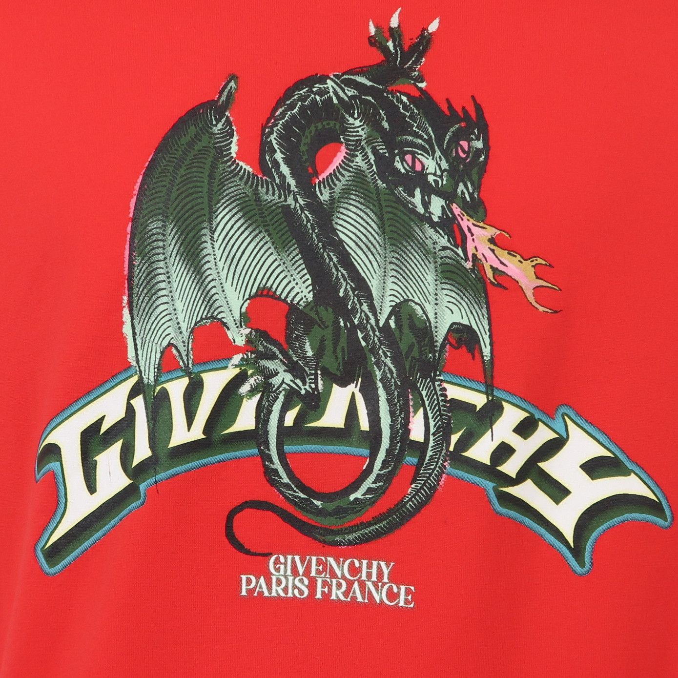 Givenchy Givenchy Dragon Graphic T-Shirt Size M Size US M / EU 48-50 / 2 - 4 Thumbnail