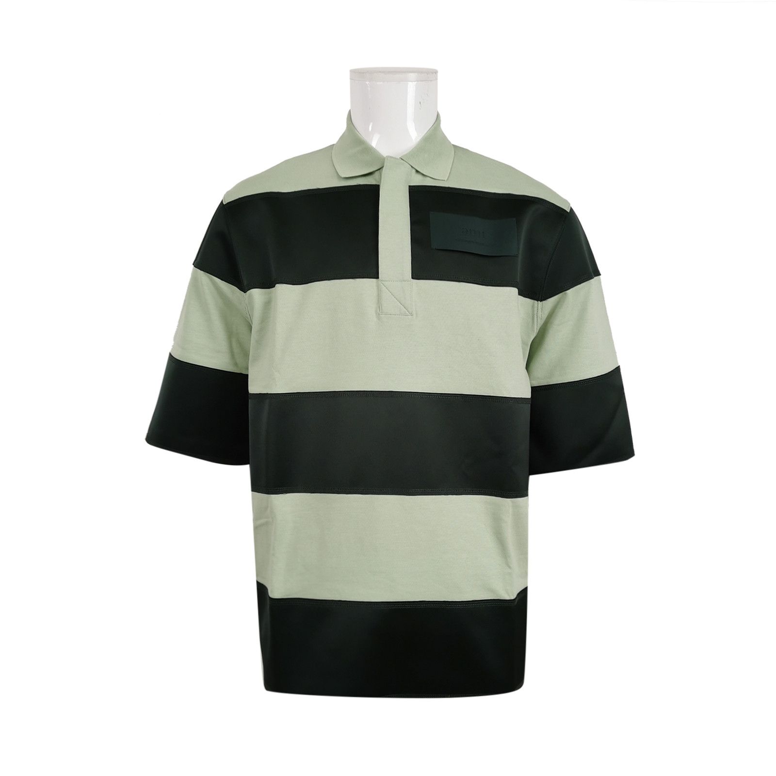 AMI AMI Striped Cotton Polo Shirt Size S Size US S / EU 44-46 / 1 - 2 Thumbnail