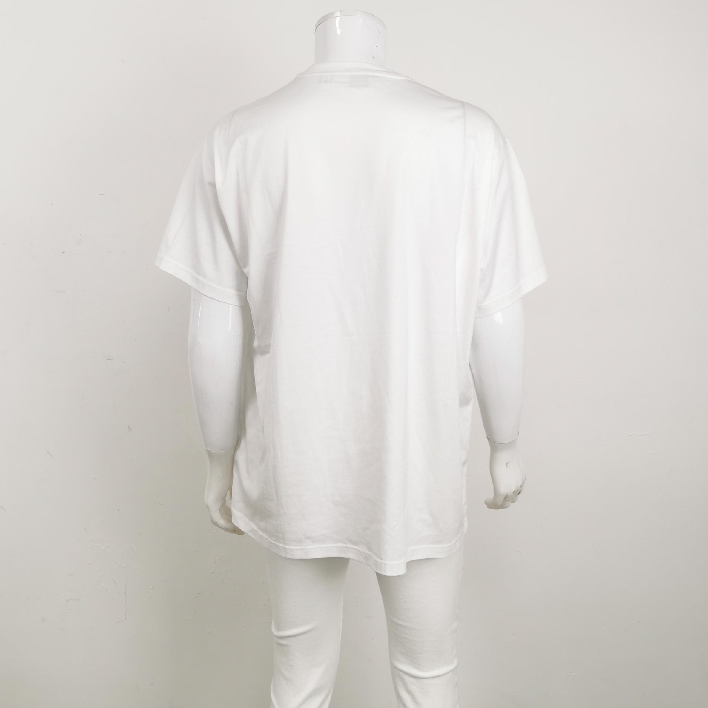 Burberry Burberry Logo Print Cotton T-Shirt White XL Size US XL / EU 56 / 4 - 3 Thumbnail
