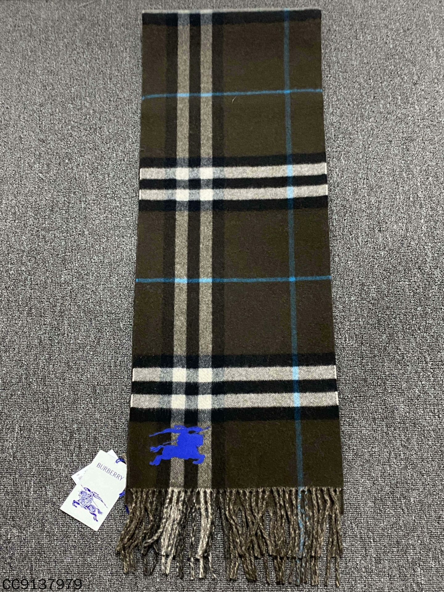 Burberry Burberry Plaid Brown Scarf one size Men Size ONE SIZE - 2 Thumbnail