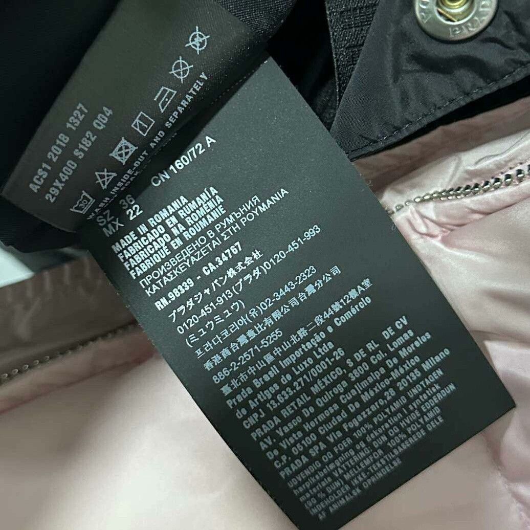 Prada Prada Down Down Jacket XS Women Size XS / US 0-2 / IT 36-38 - 4 Thumbnail