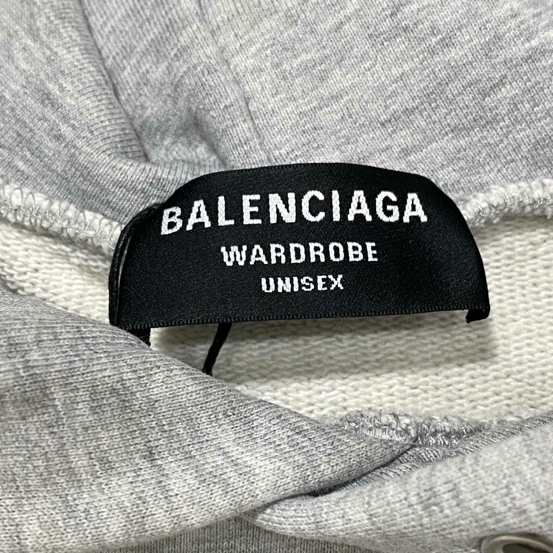 Balenciaga Balenciaga Retro Gray Hoodie XS Women Size XS / US 0-2 / IT 36-38 - 4 Thumbnail
