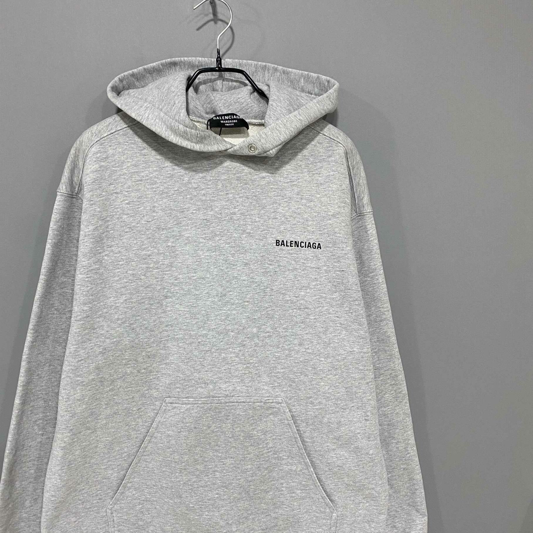 Balenciaga Balenciaga Retro Gray Hoodie XS Women Size XS / US 0-2 / IT 36-38 - 2 Thumbnail