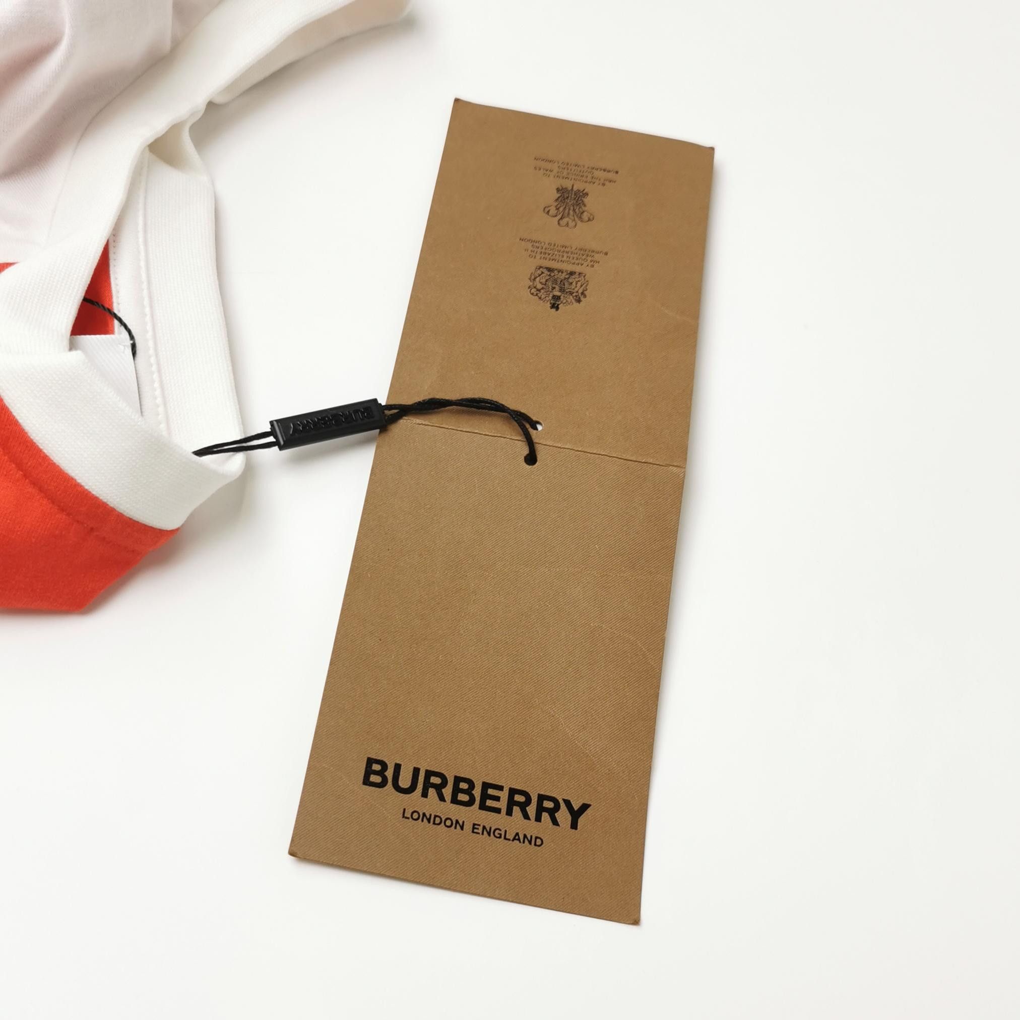 Burberry Burberry Striped Logo Long Sleeve T-Shirt XL Size US XL / EU 56 / 4 - 5 Thumbnail