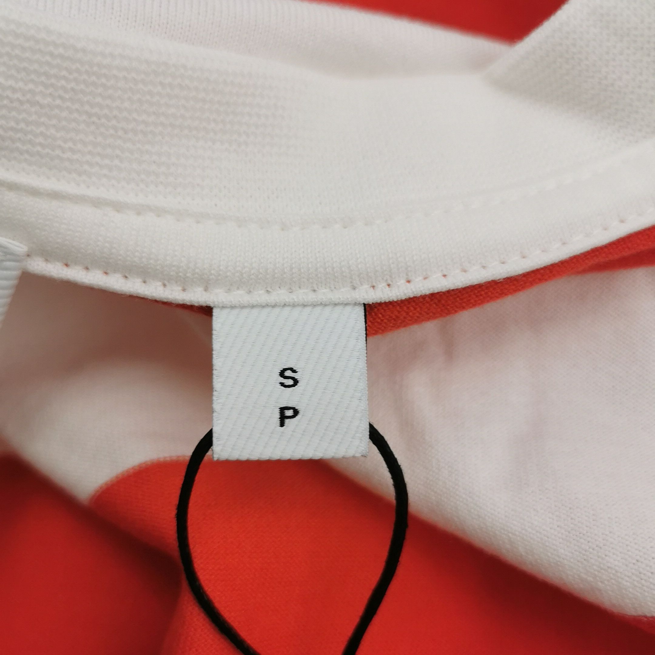 Burberry Burberry Red Striped Logo Long Sleeve T-Shirt Size S Size US S / EU 44-46 / 1 - 7 Thumbnail