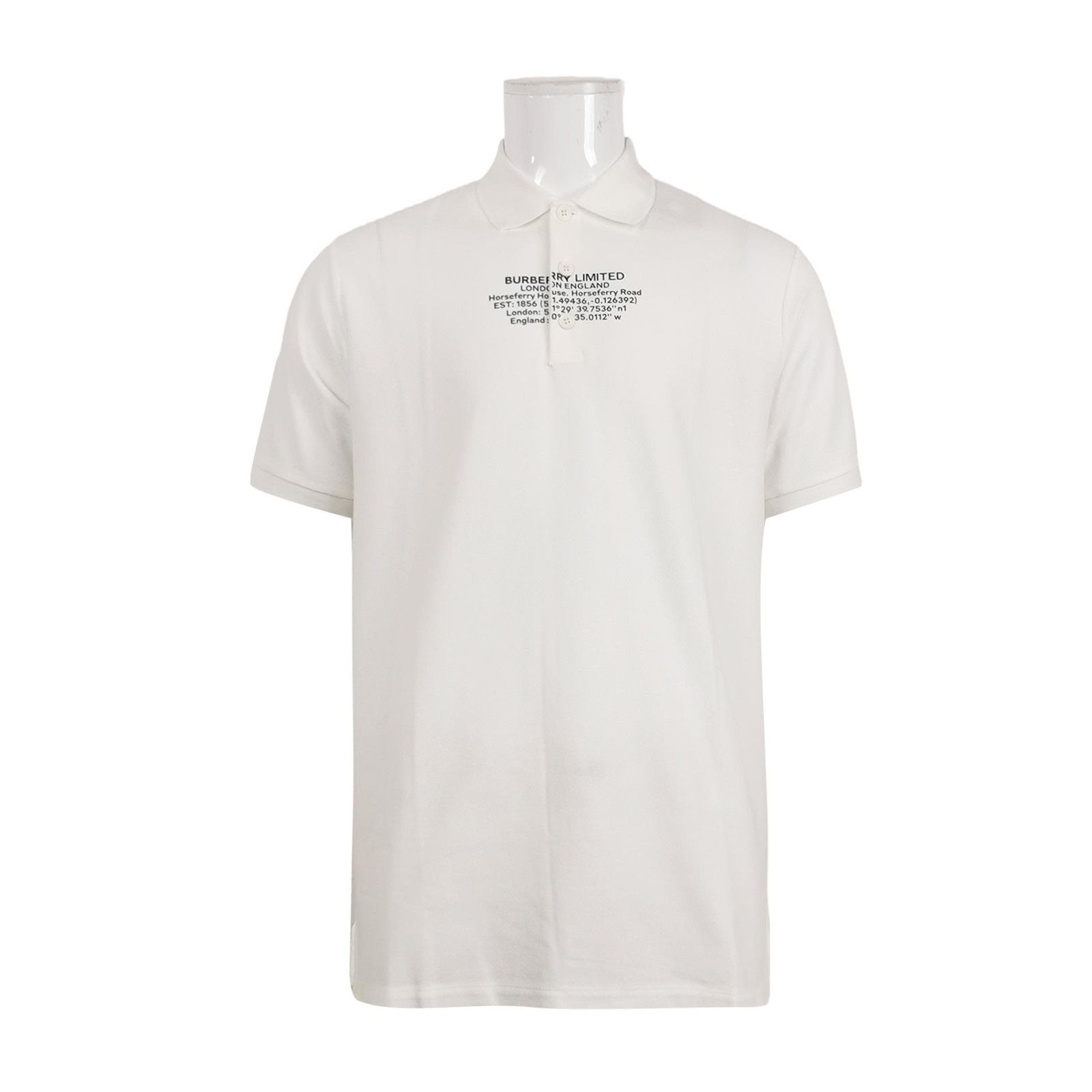 Burberry Burberry Horseferry Print Cotton Polo Shirt Size M Size US M / EU 48-50 / 2 - 2 Thumbnail