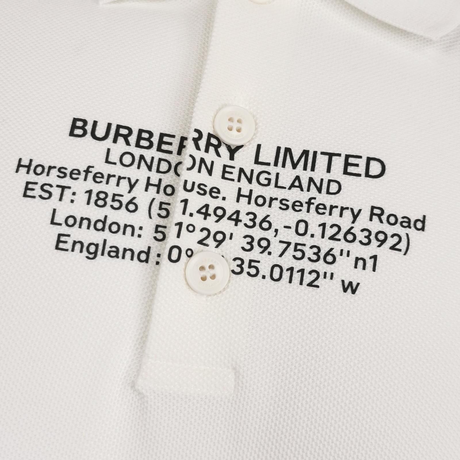 Burberry Burberry Horseferry Print Cotton Polo Shirt Size M Size US M / EU 48-50 / 2 - 4 Thumbnail