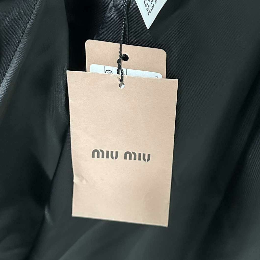 Miu Miu Miu Miu Wool Blue Coat S Women Size S / US 4 / IT 40 - 4 Thumbnail