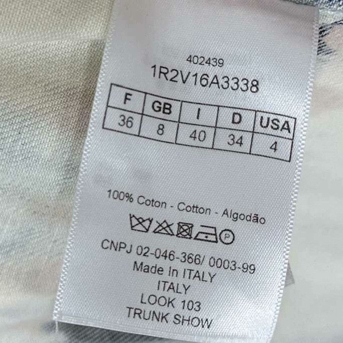 Dior Dior Denim Tie-Dye Multi Button Up it_36 Women Size XS / US 0-2 / IT 36-38 - 5 Thumbnail