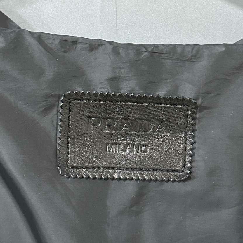 Prada Prada Black Leather Jacket it_38 Women Size XS / US 0-2 / IT 36-38 - 4 Thumbnail