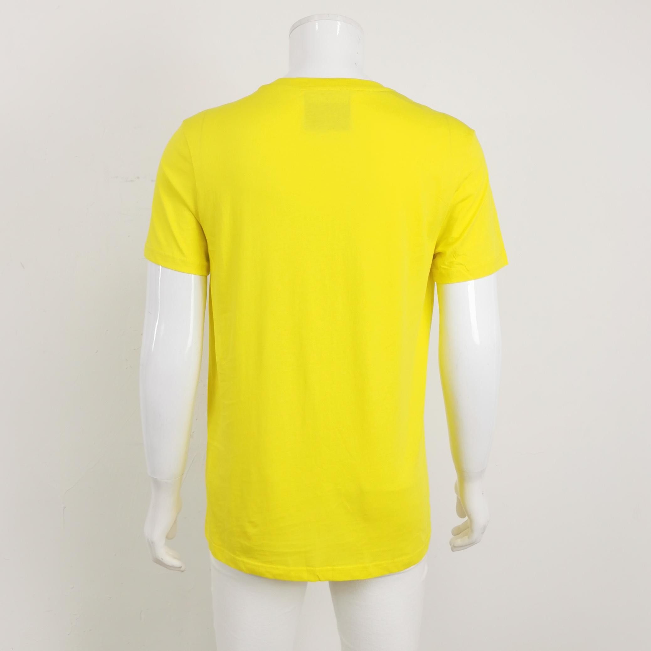 Moschino Moschino Yellow Logo Short Sleeve T-Shirt Size 48 Size US M / EU 48-50 / 2 - 3 Thumbnail