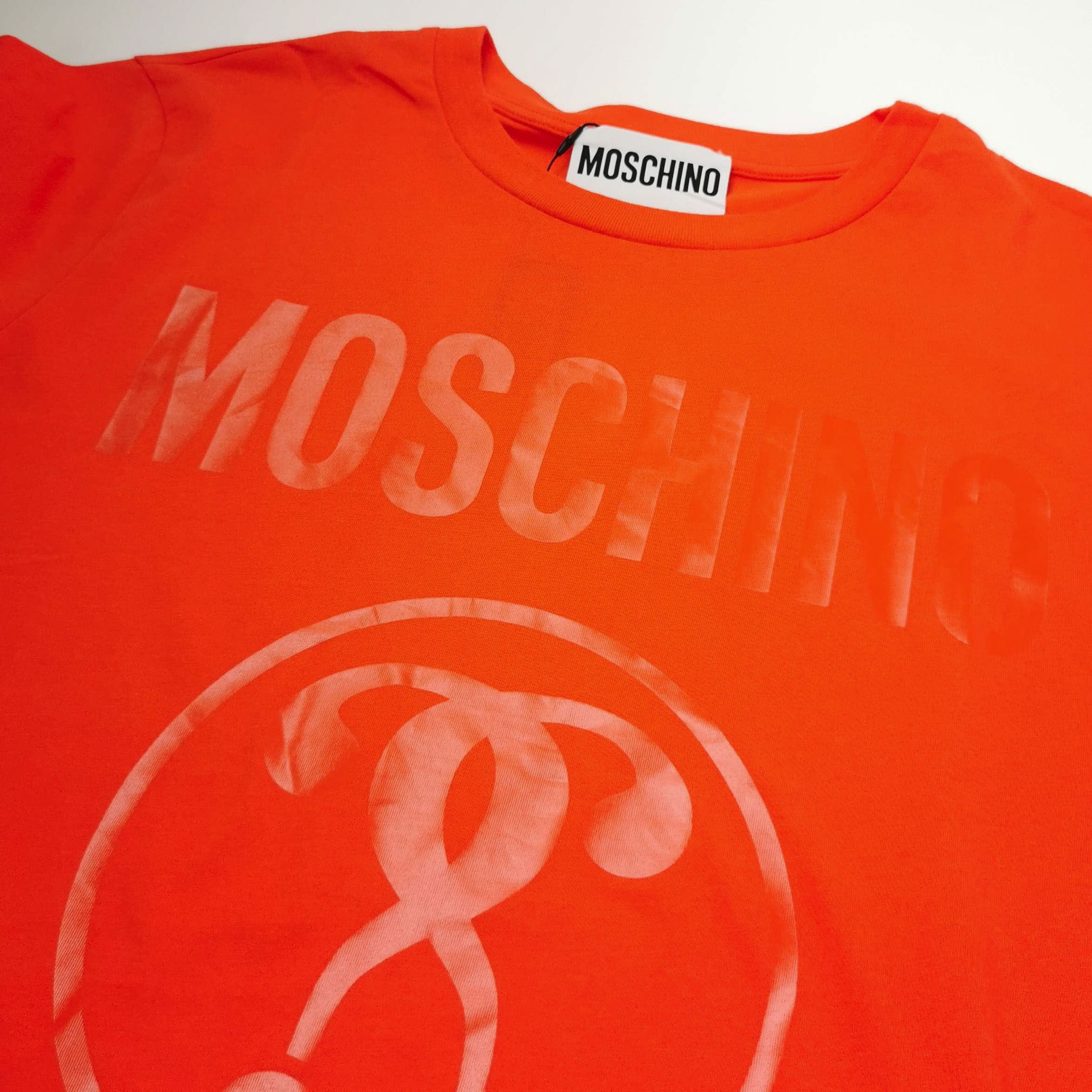 Moschino Moschino Milano Logo Cotton T-Shirt Size XS Size US XS / EU 42 / 0 - 4 Thumbnail