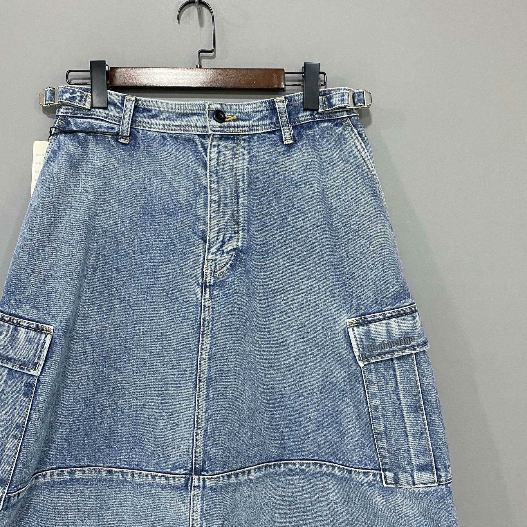 Balenciaga Balenciaga Denim Skirt 32 Women Size 32" / US 10 / IT 46 - 2 Thumbnail