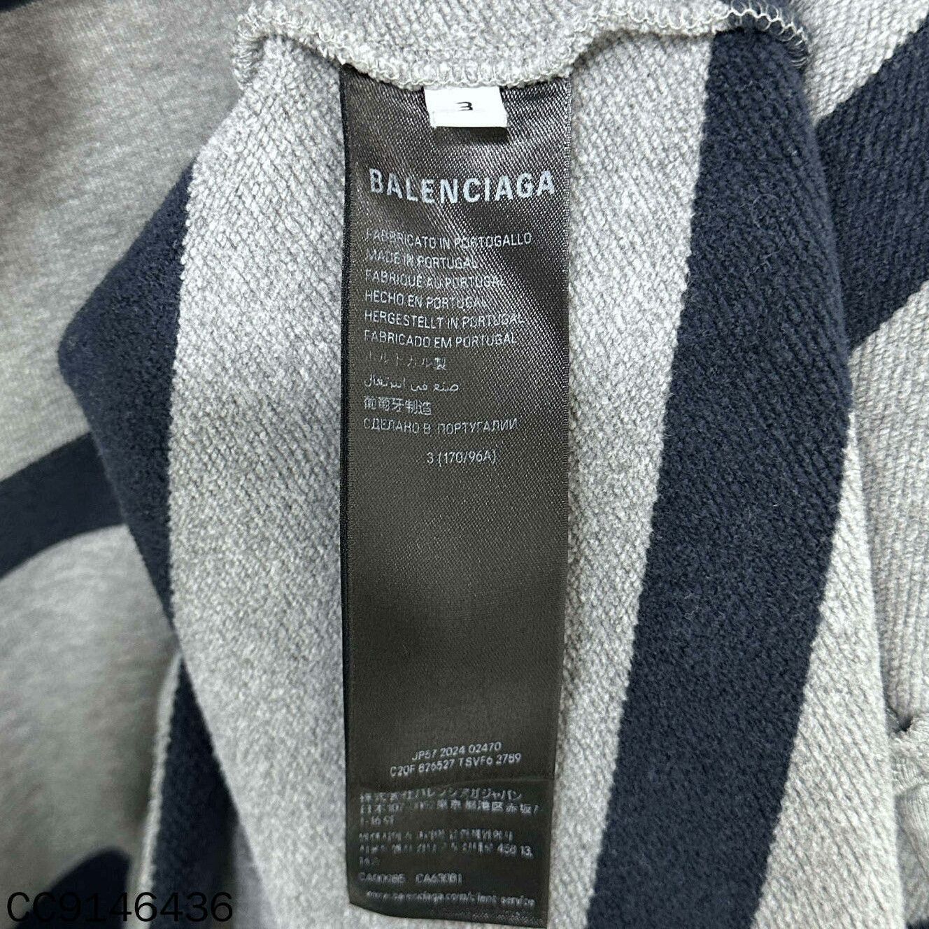 Balenciaga Balenciaga Striped Oversized Polo xl Men Size US XL / EU 56 / 4 - 4 Thumbnail