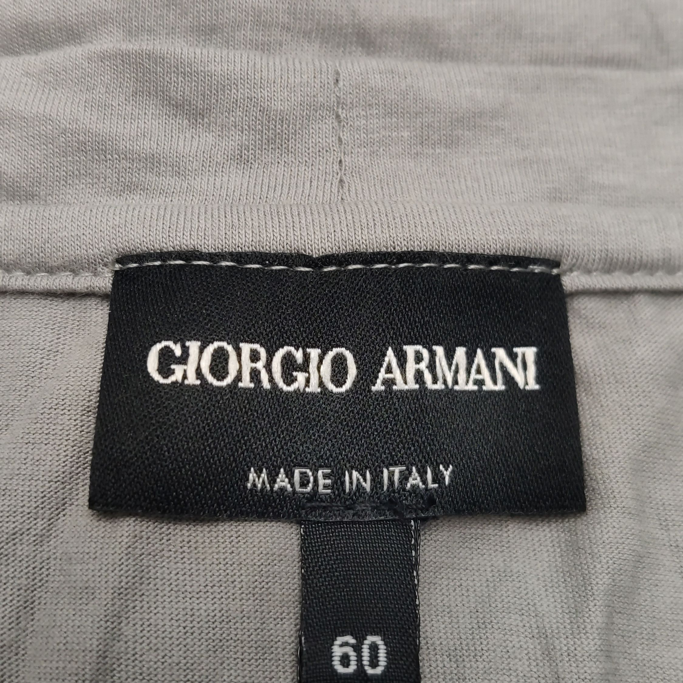 Giorgio Armani Giorgio Armani Logo Embroidered Long Sleeve T-Shirt 60 Size US XXL / EU 58 / 5 - 6 Thumbnail
