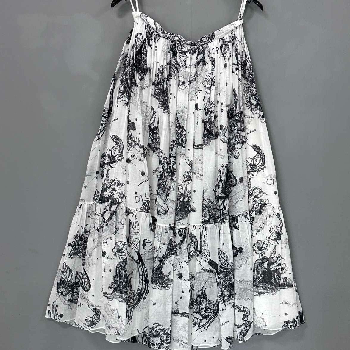 Dior Dior Printed Skirt 38 Women Size 38" / US 16 / IT 52 - 2 Thumbnail