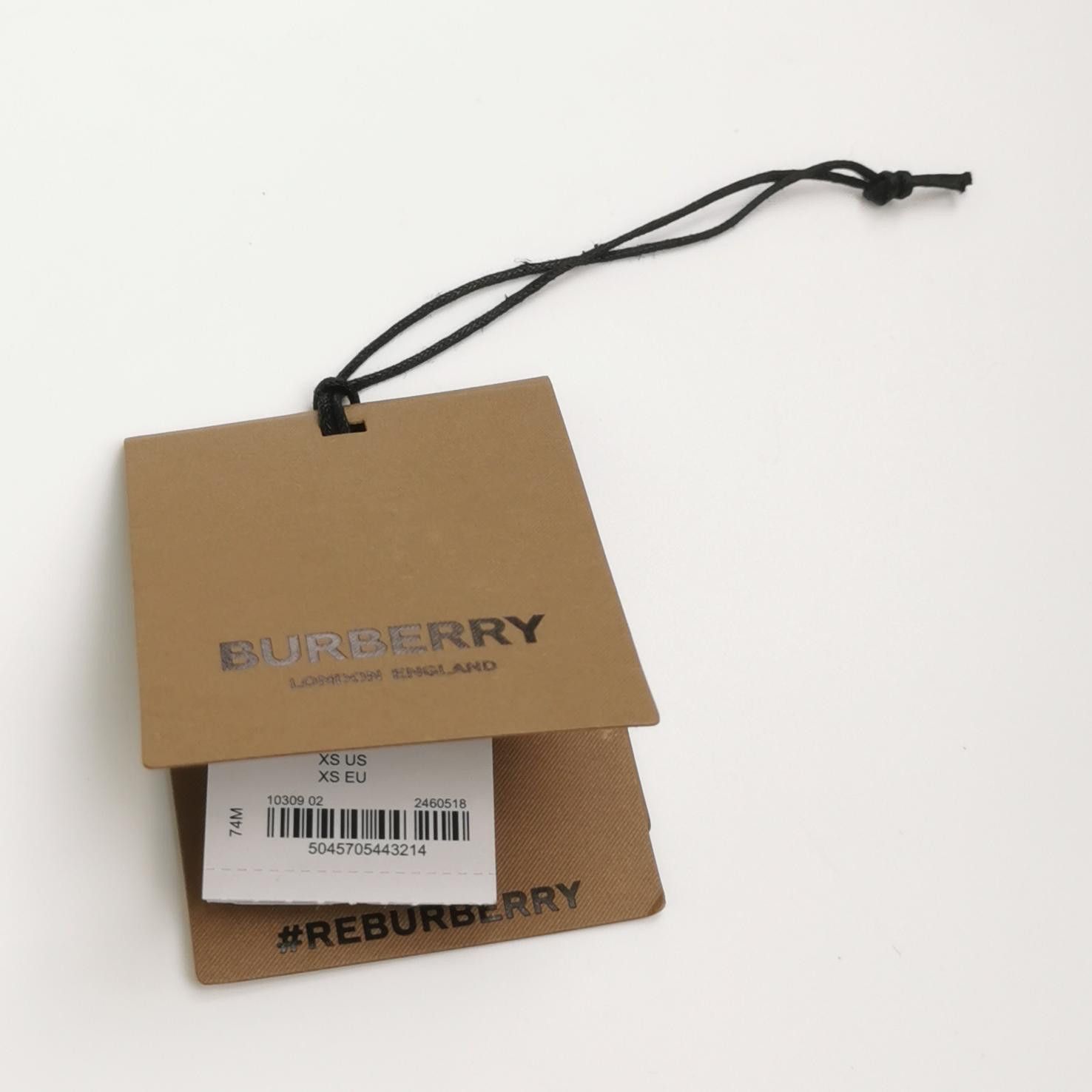 Burberry Burberry Solid Black Cotton T-Shirt XS Size US XS / EU 42 / 0 - 5 Thumbnail