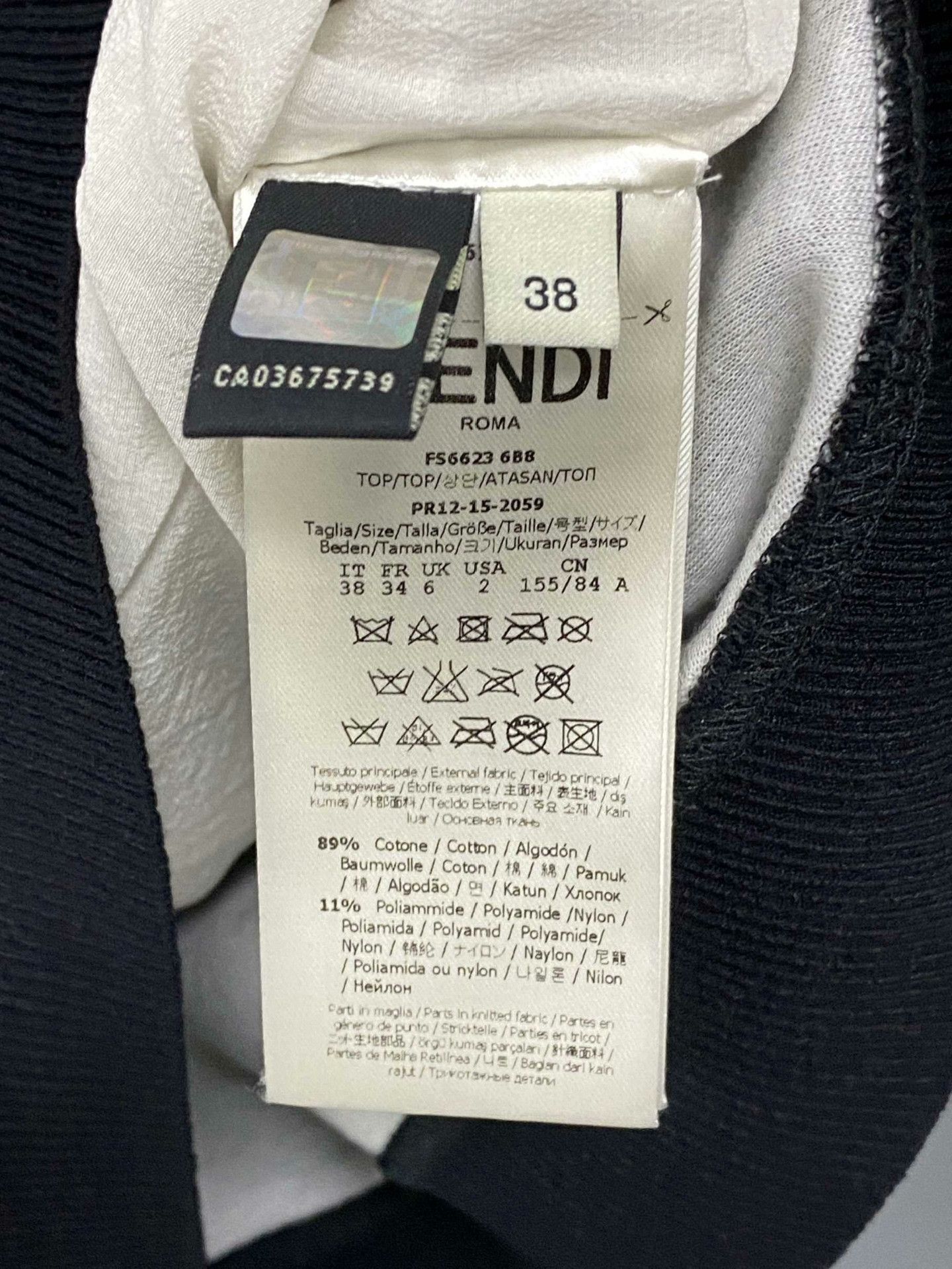 Fendi Fendi Rare Hoodie it_38 Women Size XS / US 0-2 / IT 36-38 - 4 Thumbnail