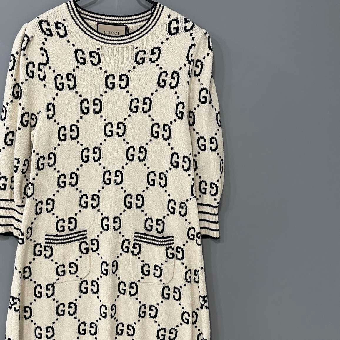 Gucci Gucci Beige Dress M Women Size M / US 6-8 / IT 42-44 - 2 Thumbnail