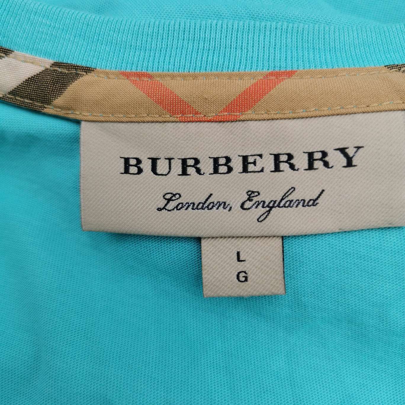 Burberry Burberry Embroidered Logo T-Shirt L Size US L / EU 52-54 / 3 - 6 Thumbnail