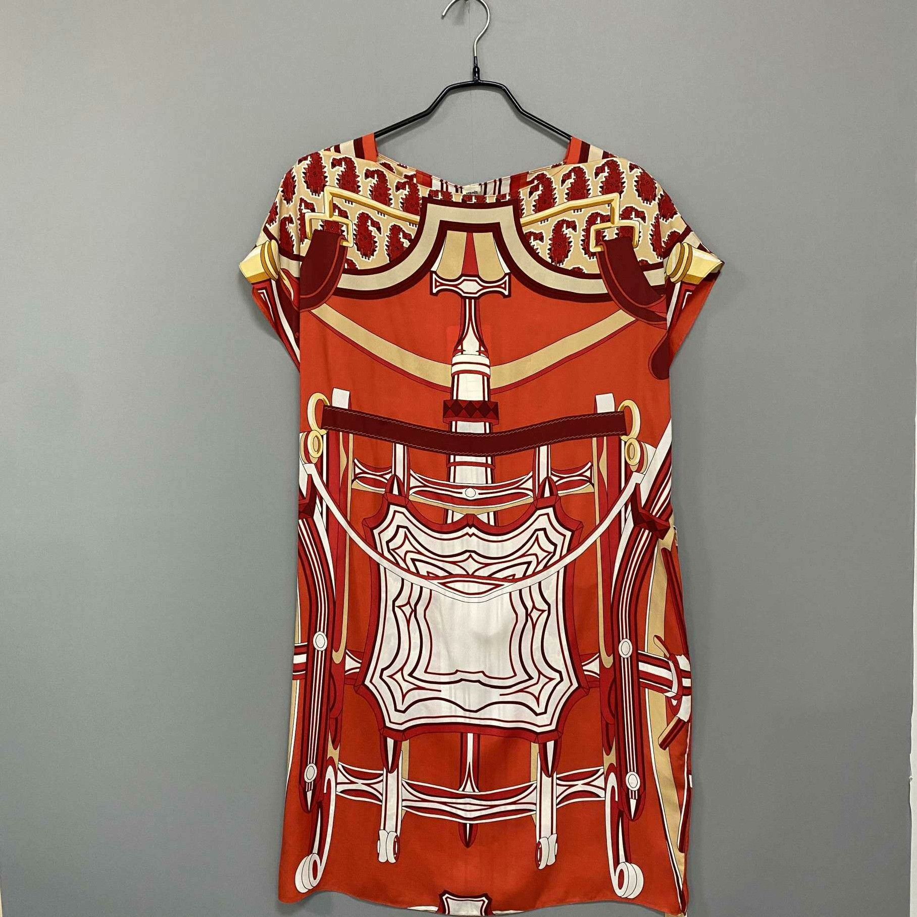 Hermes Hermes Silk Dress S Women Size S / US 4 / IT 40 - 2 Thumbnail