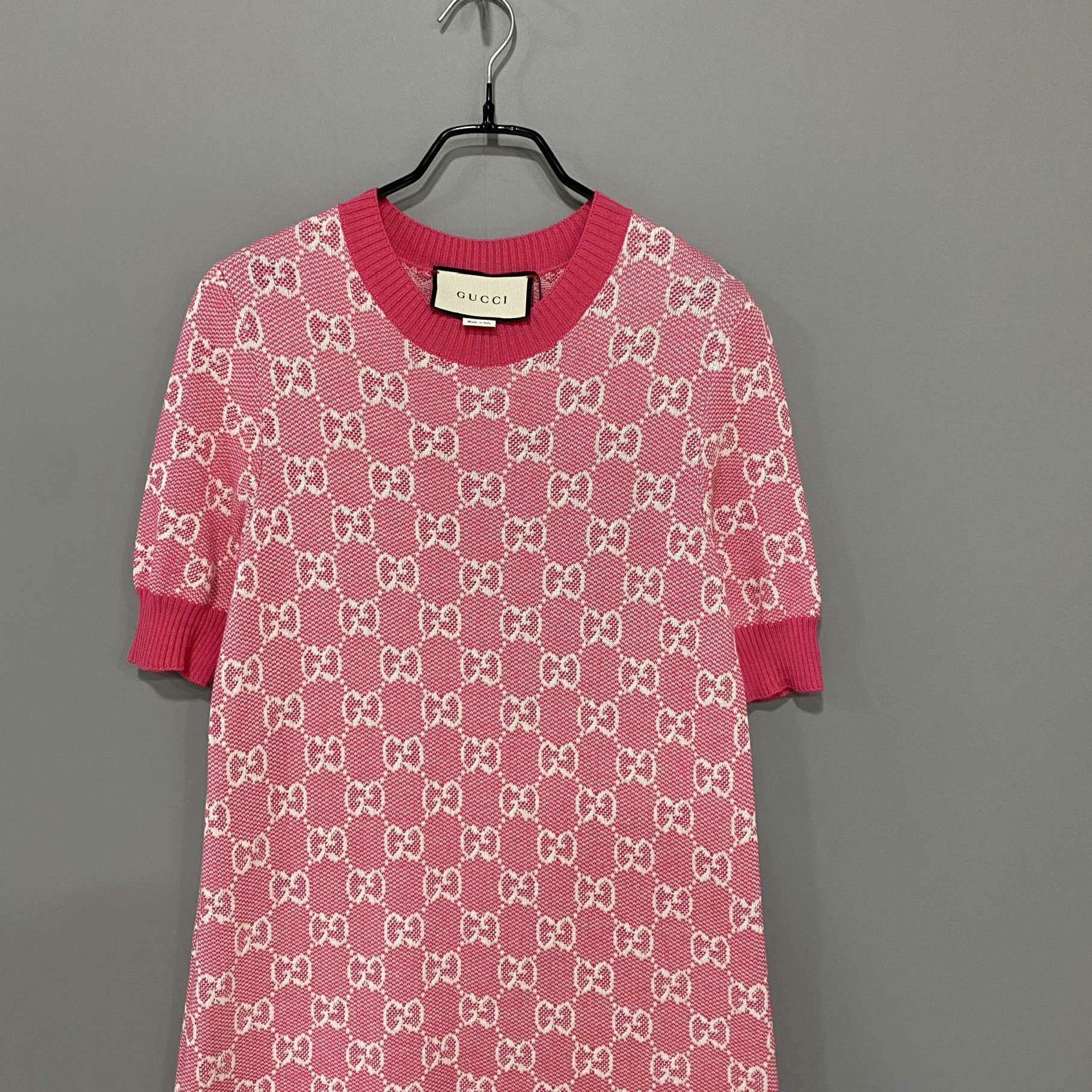 Gucci Gucci Retro Pink Dress S Women Size S / US 4 / IT 40 - 2 Thumbnail