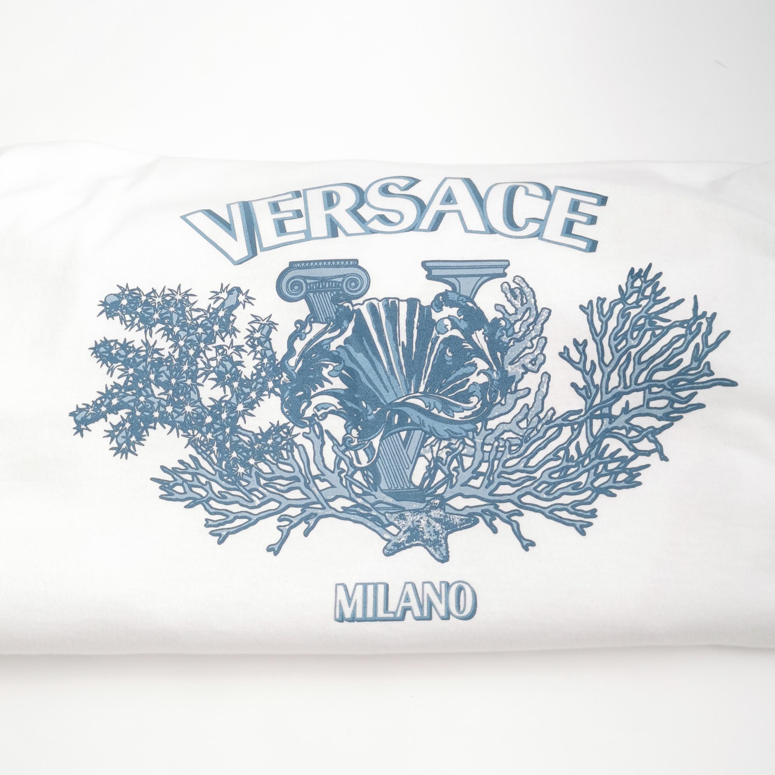 Versace Versace Logo Graphic Cotton T-Shirt XL Size US XL / EU 56 / 4 - 4 Thumbnail