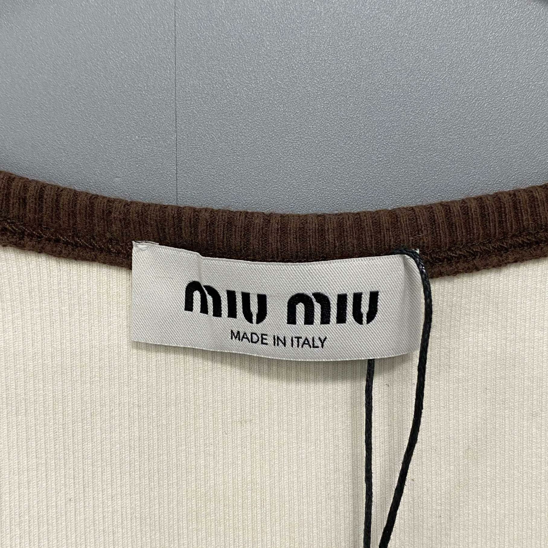 Miu Miu Miu Miu Retro Multi Tank Top L Women Size L / US 10 / IT 46 - 4 Thumbnail