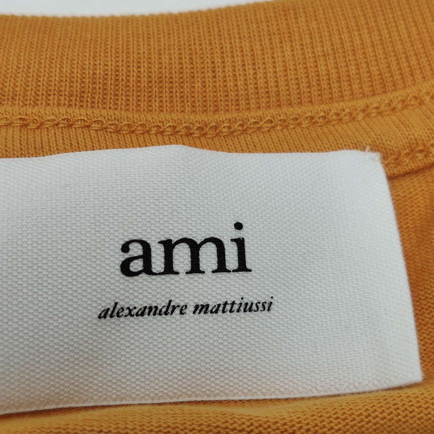 AMI AMI Yellow Organic Cotton T-Shirt Size S Size US S / EU 44-46 / 1 - 6 Thumbnail