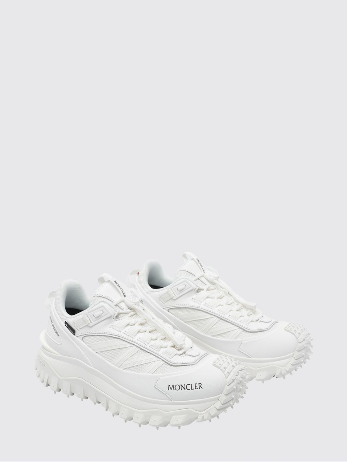 Moncler Moncler Sneakers Woman White Size US 10 / IT 40 - 2 Thumbnail