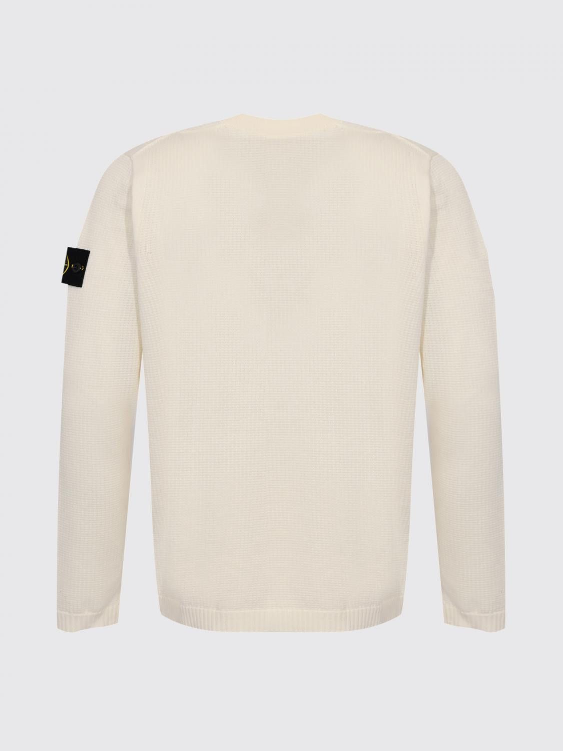 Stone Island Stone Island Sweater Men White Size US L / EU 52-54 / 3 - 3 Thumbnail