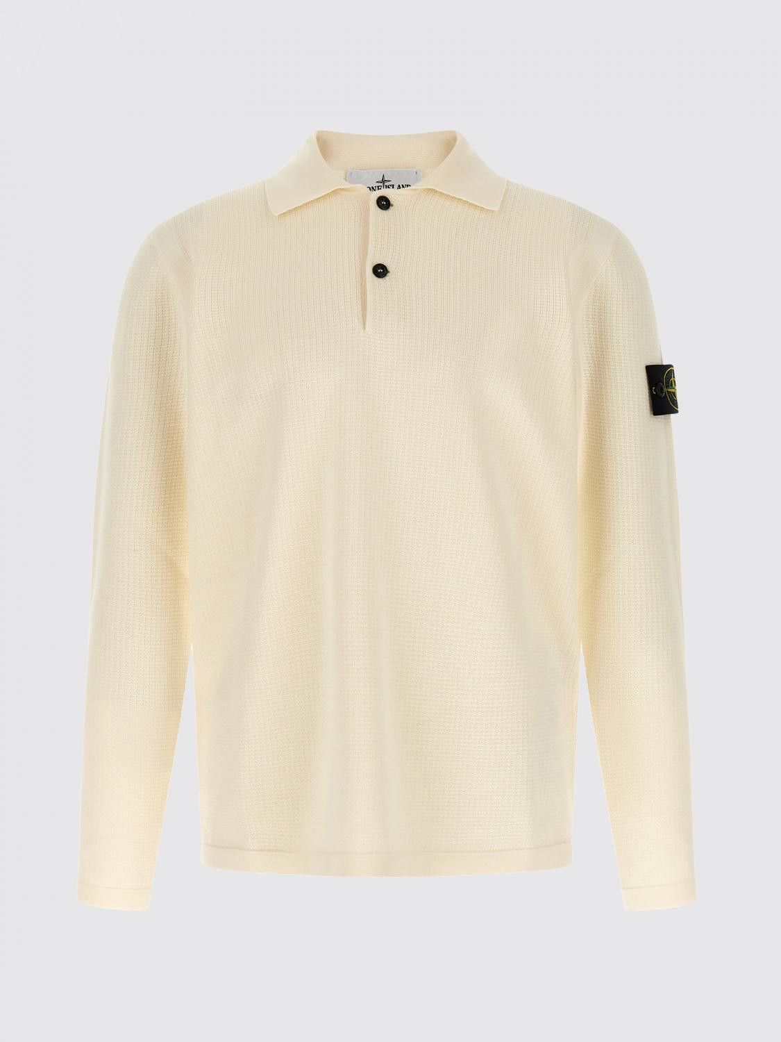 Stone Island Stone Island Polo Shirt Men Beige Size US M / EU 48-50 / 2 - 2 Thumbnail