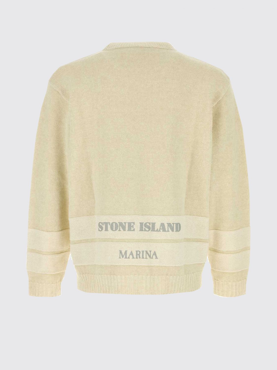 Stone Island Stone Island Sweater Men Ivory Size US L / EU 52-54 / 3 - 3 Thumbnail