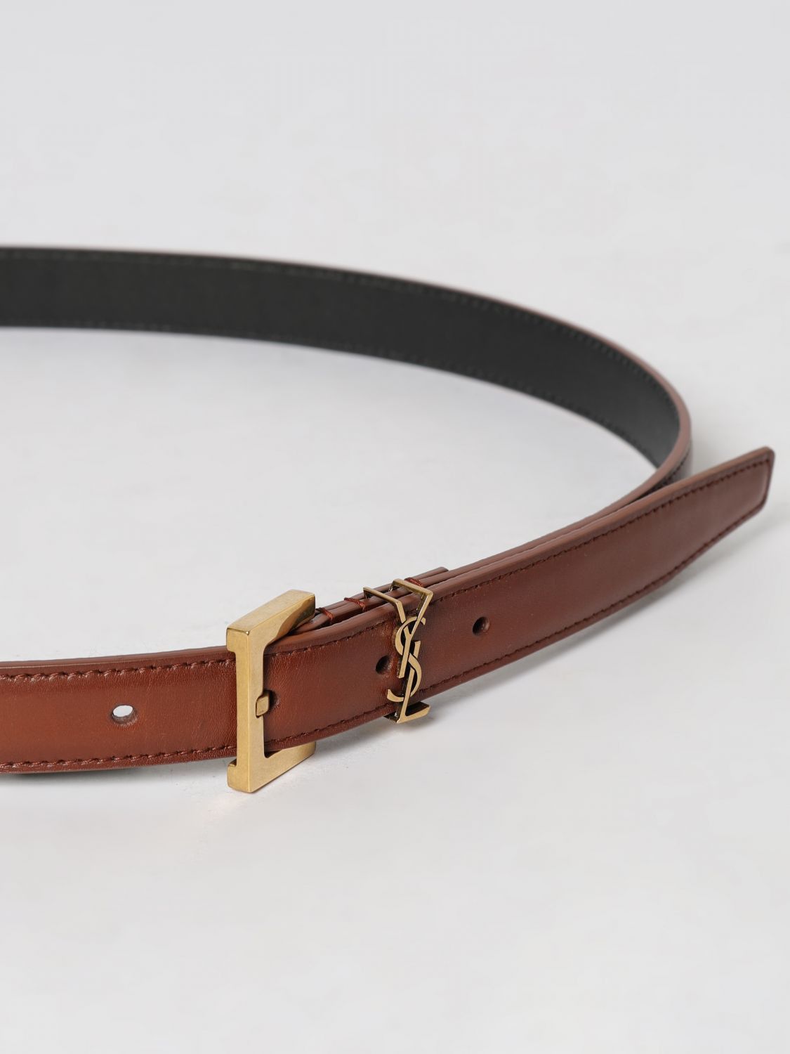 Saint Laurent Paris Saint Laurent Belt Woman Brown Size ONE SIZE - 2 Thumbnail