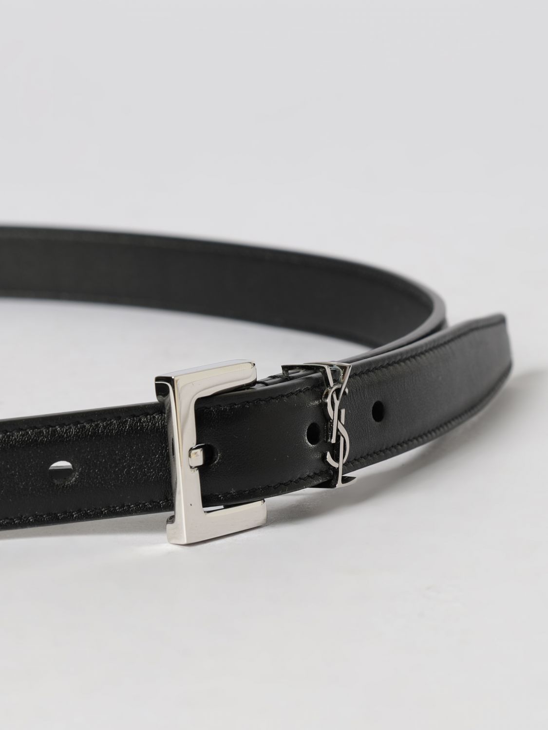 Saint Laurent Paris Saint Laurent Belt Woman Black Size ONE SIZE - 2 Thumbnail
