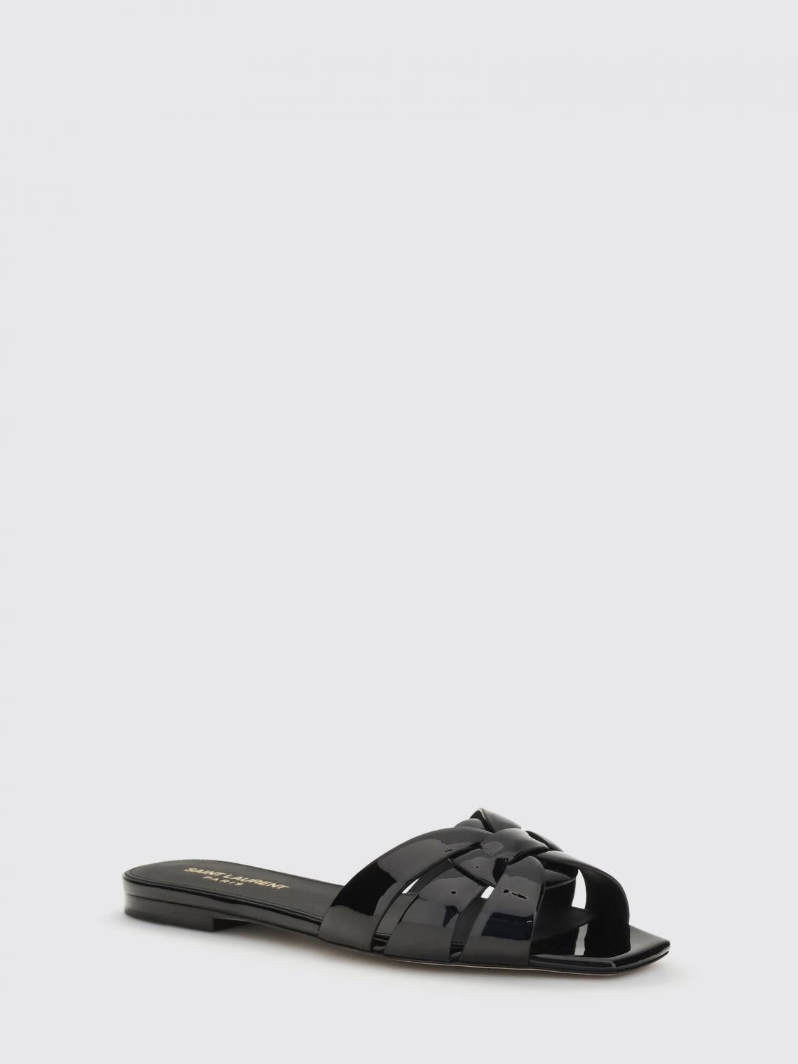 Saint Laurent Paris Saint Laurent Heeled Sandal Woman Black Size US 6.5 / IT 36.5 - 2 Thumbnail